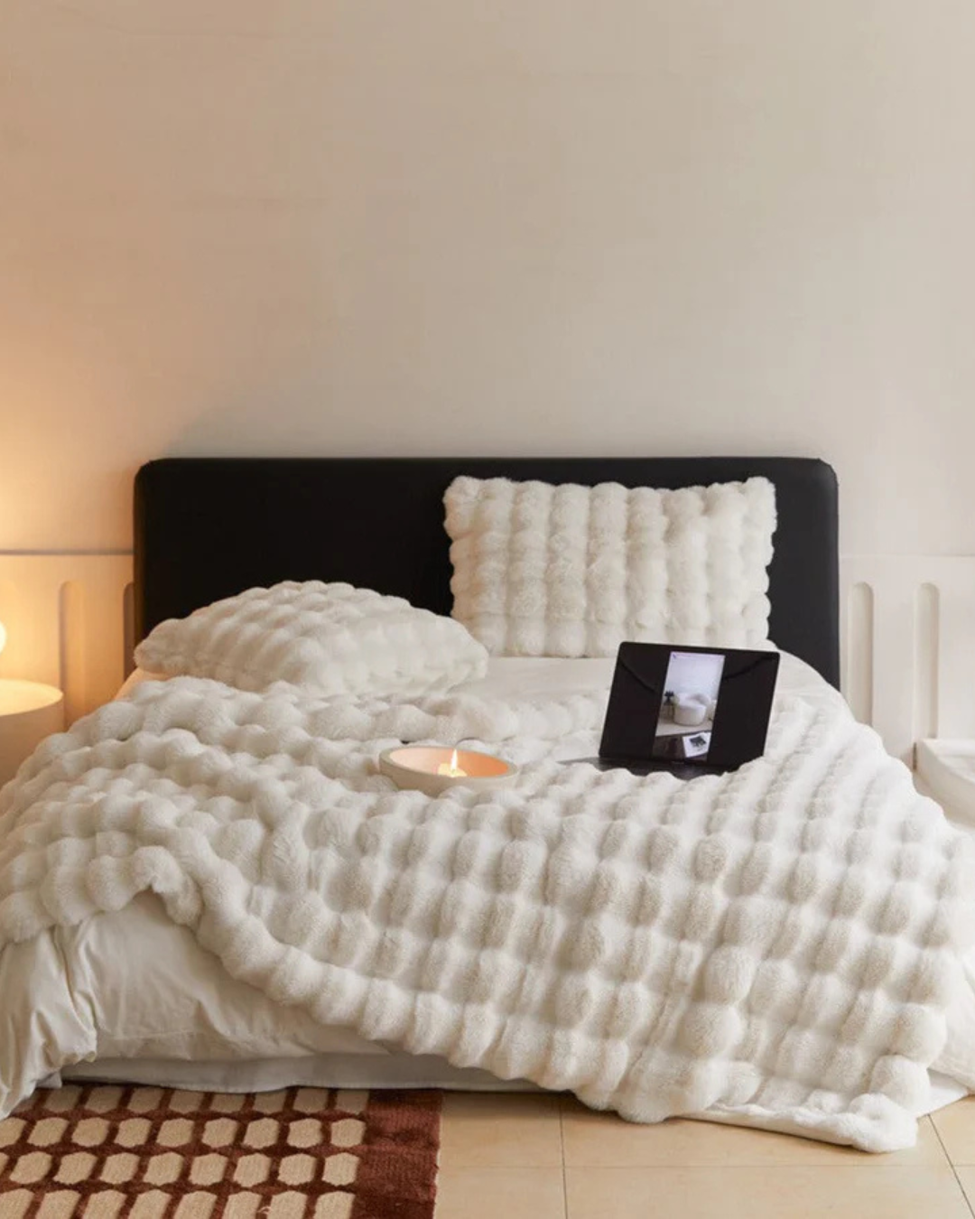 Plush Waffle Blanket