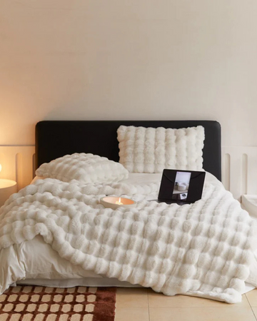 Plush Waffle Blanket