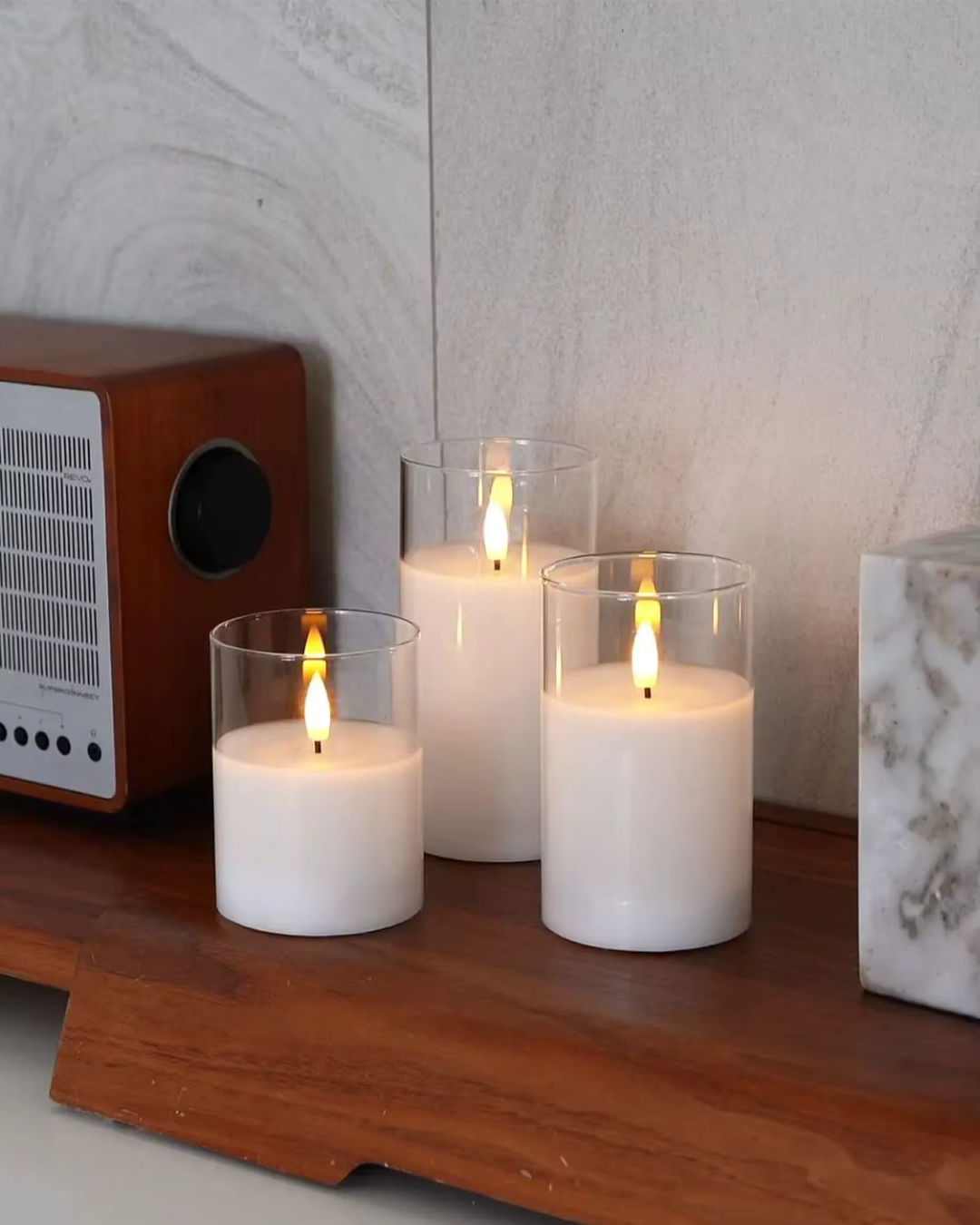 Kit Candles Realistas de LED