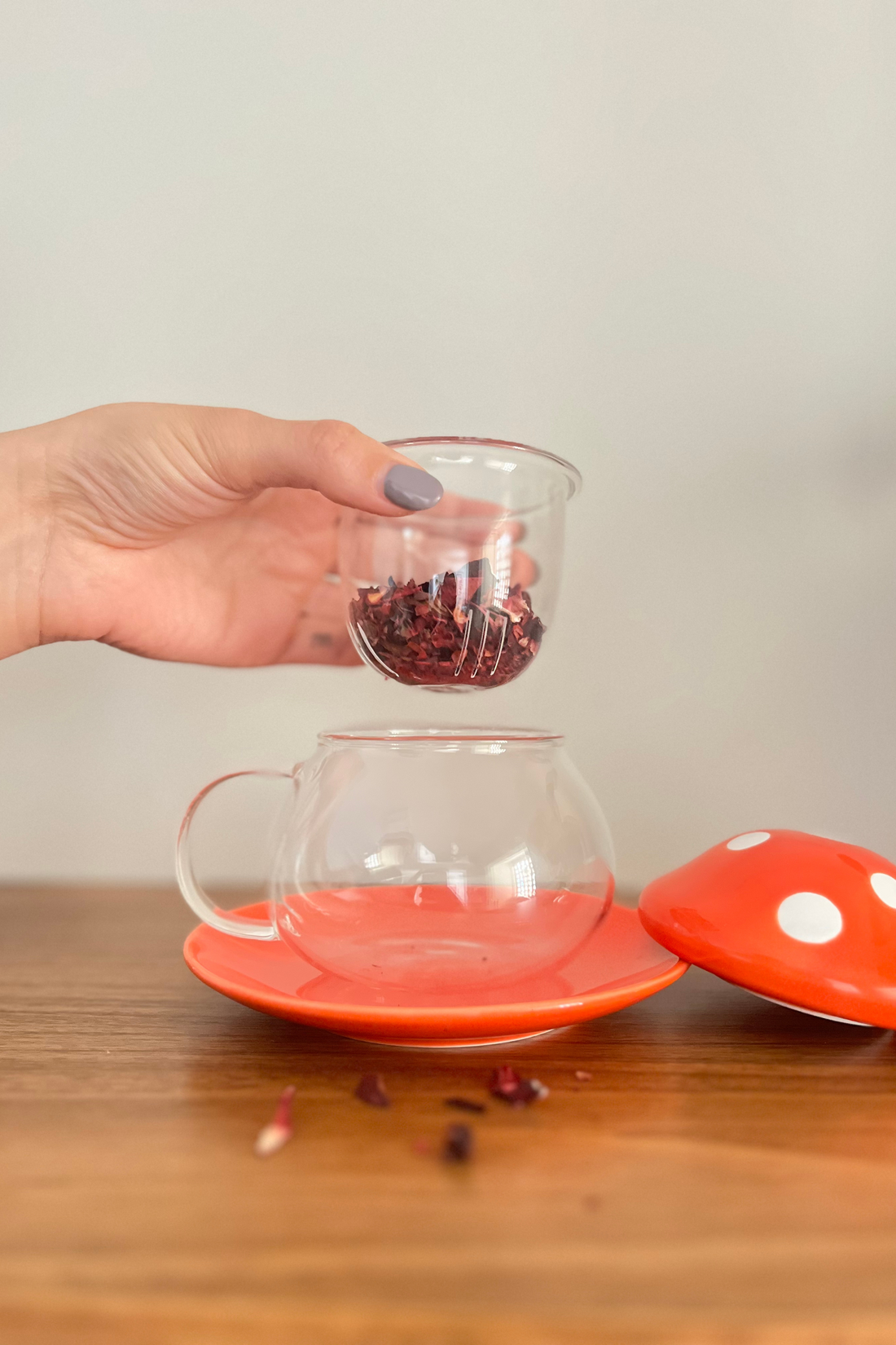 Caneca Infusora de Chá Mushroom