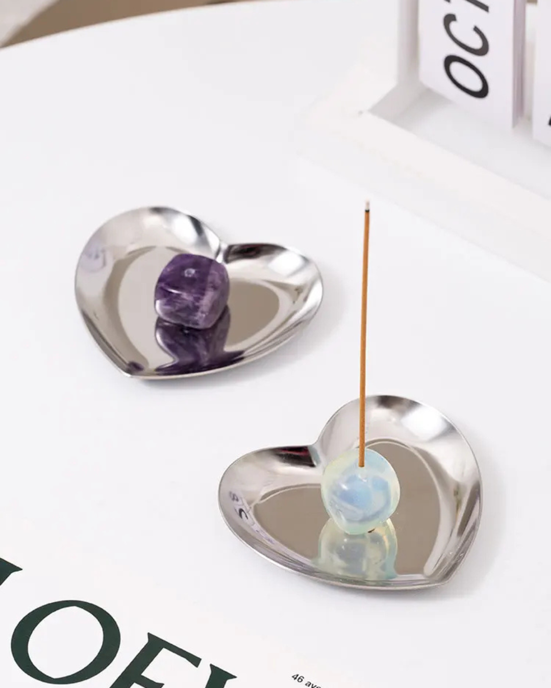 Incense Holder Stone Heart