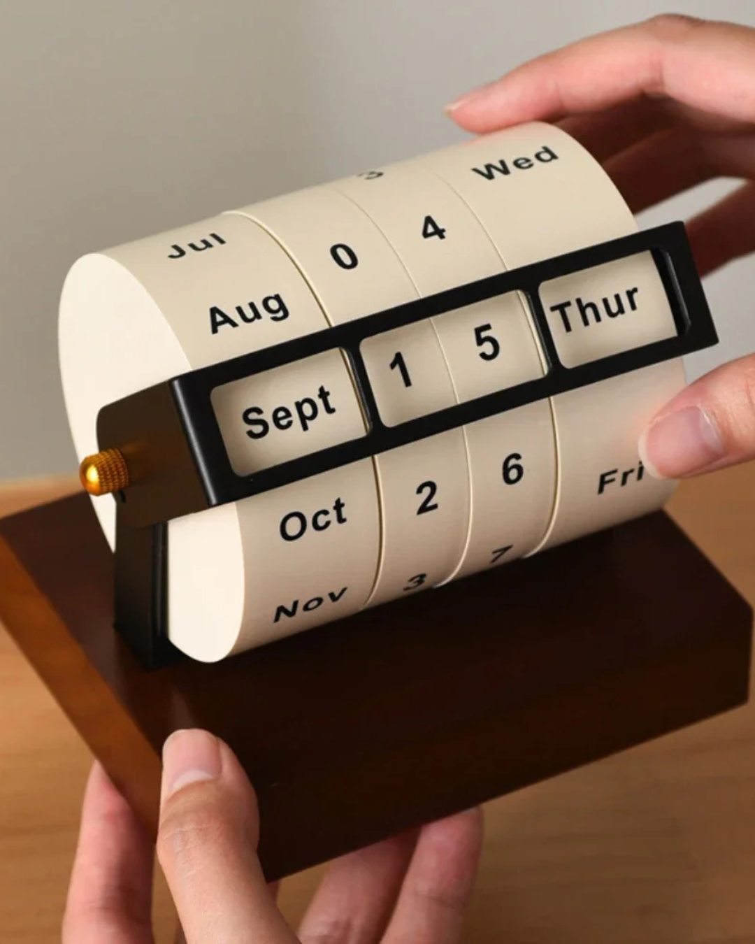 Calendario Rotating Retro