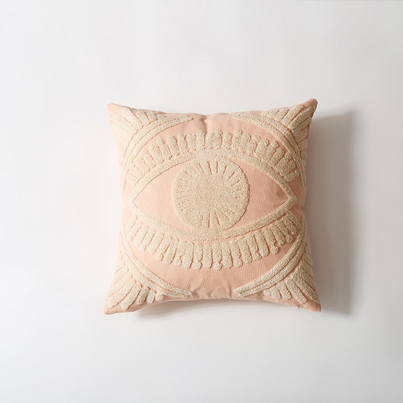 Circle Bouclé Throw Pillow