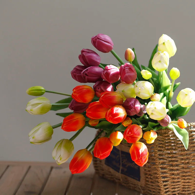 Buquê Artificial de Tulipas