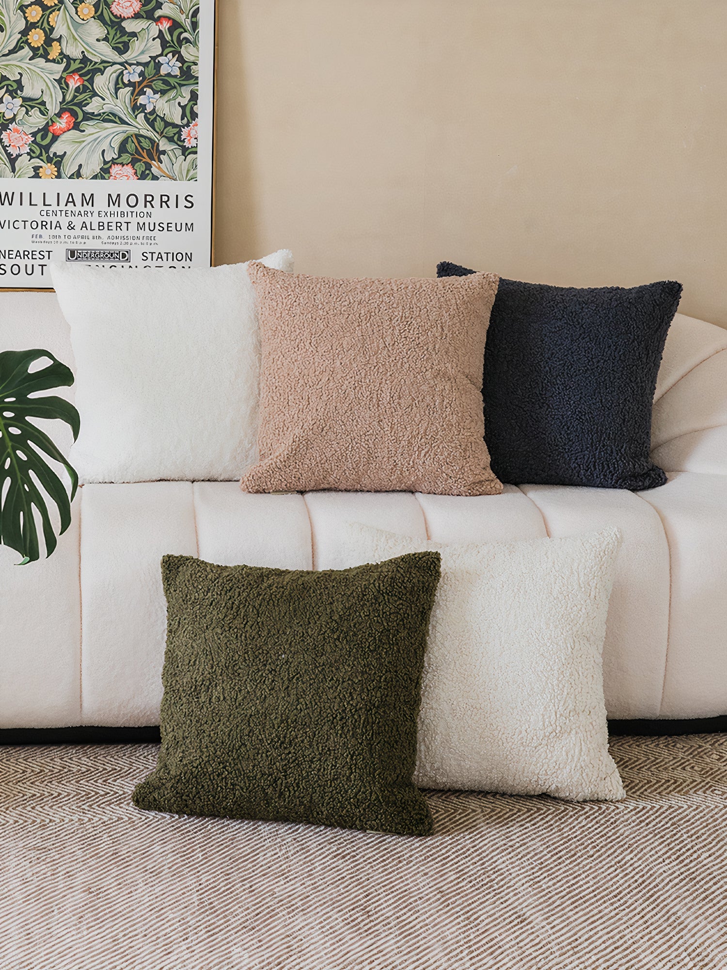 Faux Fur Pillow Cover