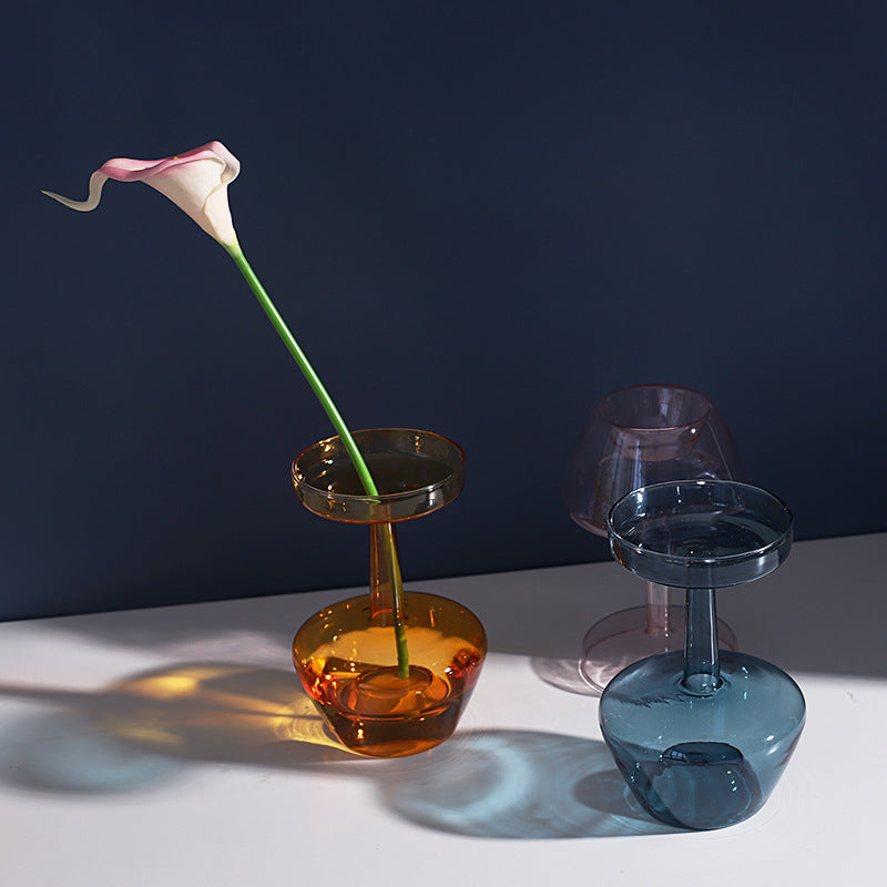 Cup Glass Candle Holder and Vase