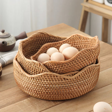 Round Wicker Basket