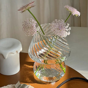 Mushroom Glass Vase