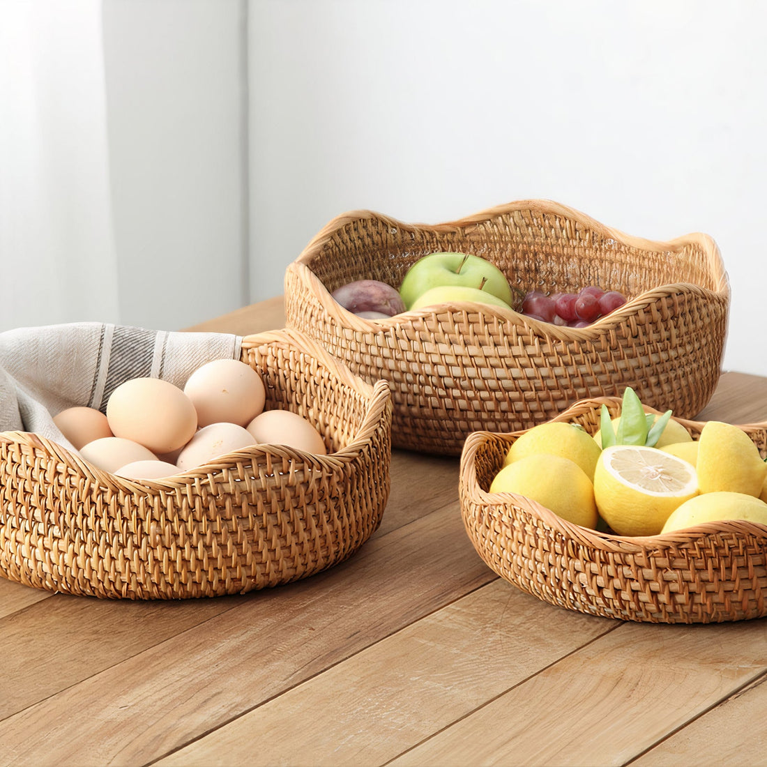 Round Wicker Basket