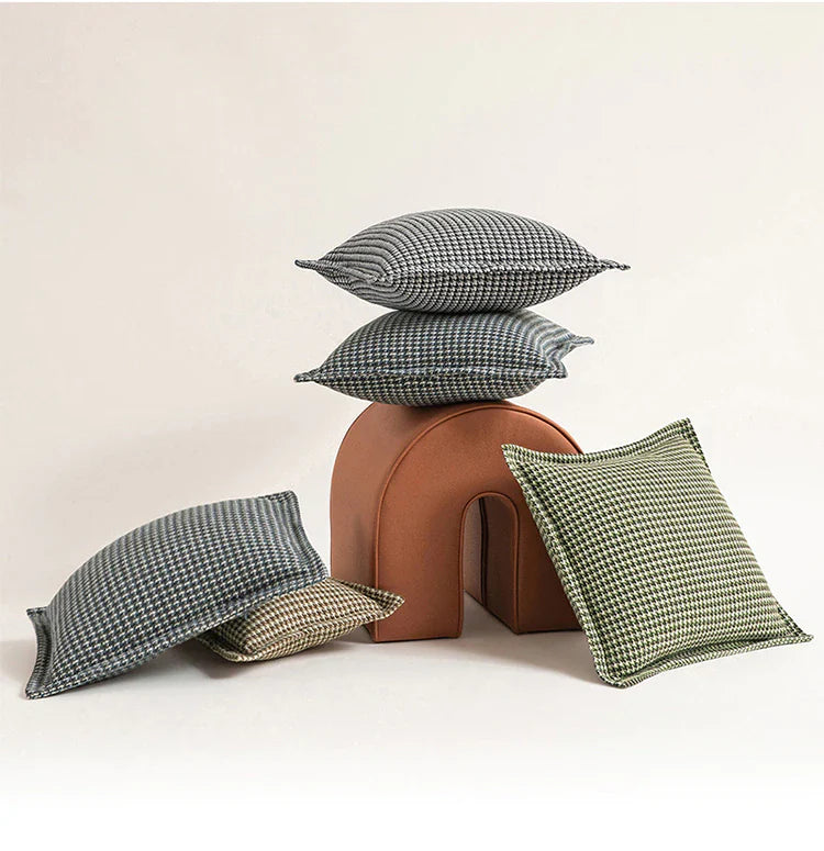 Vichy Linen Pillow Cover