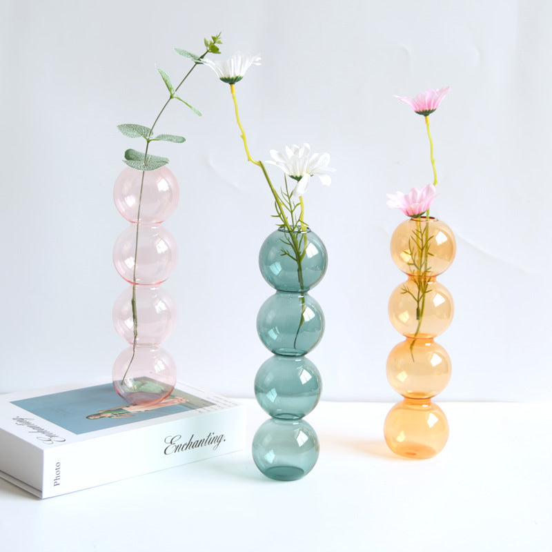 Bubble Glass Candle Holder and Vase