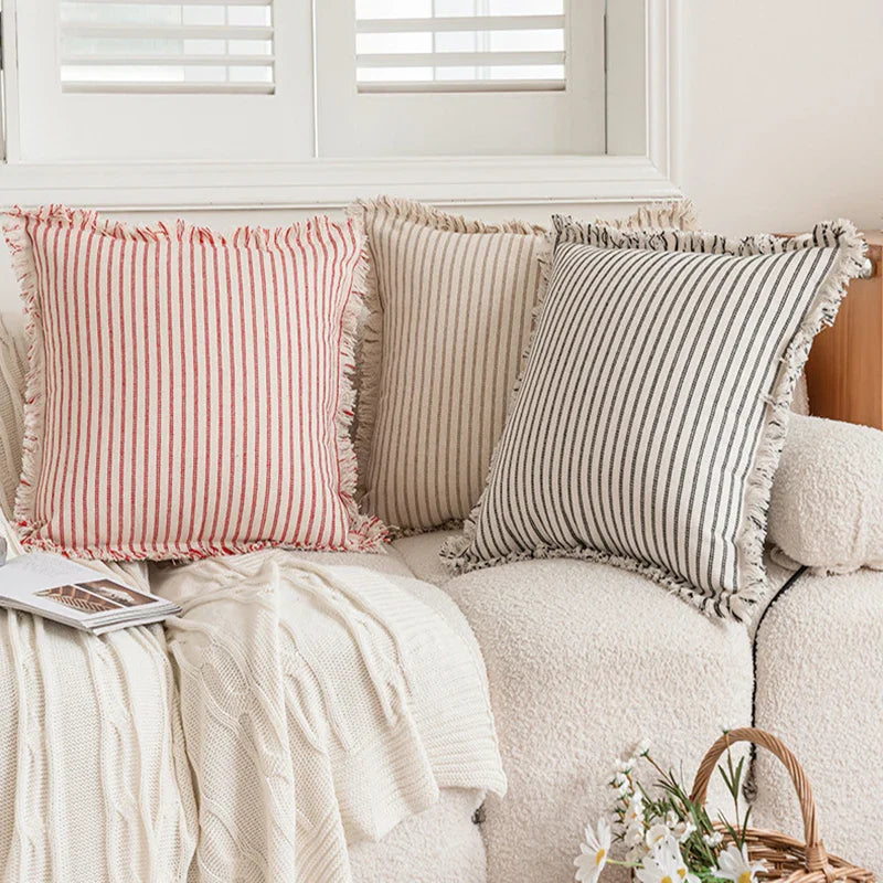 Striped Pillow Cover