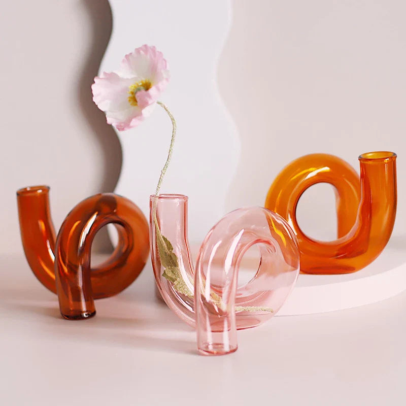 Twist Glass Candle Holder and Vase