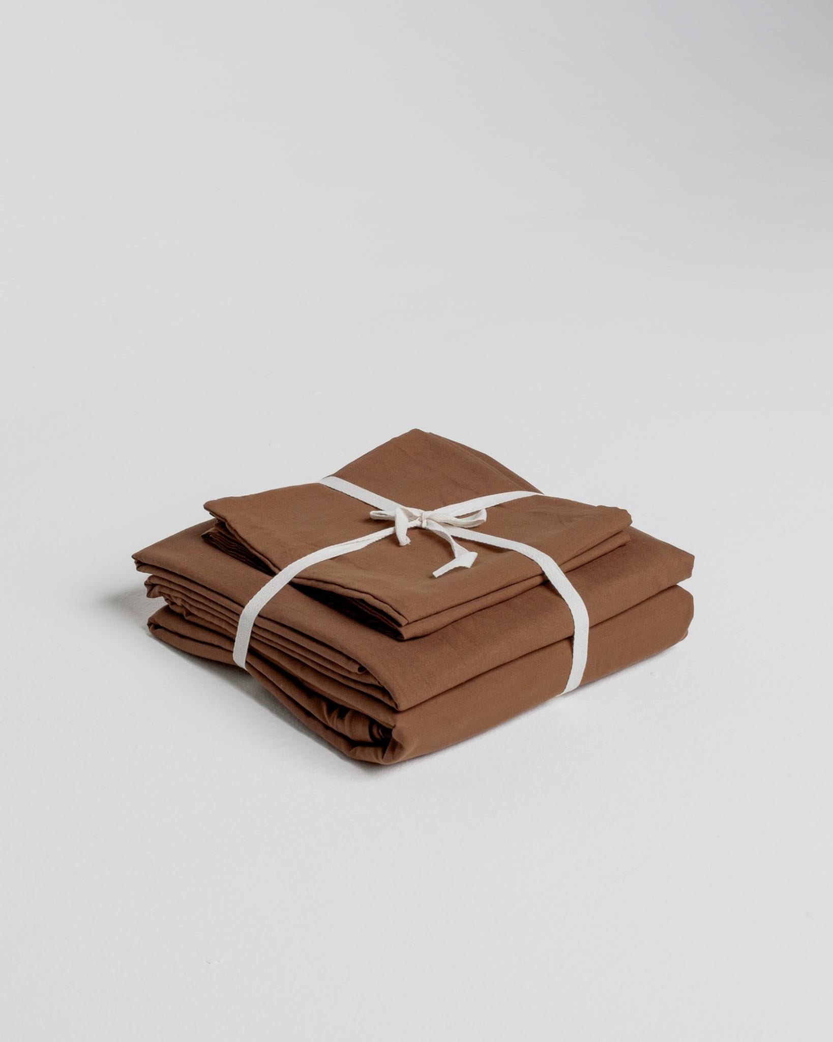 Gingham Linen Pillow Cover - Black - Square