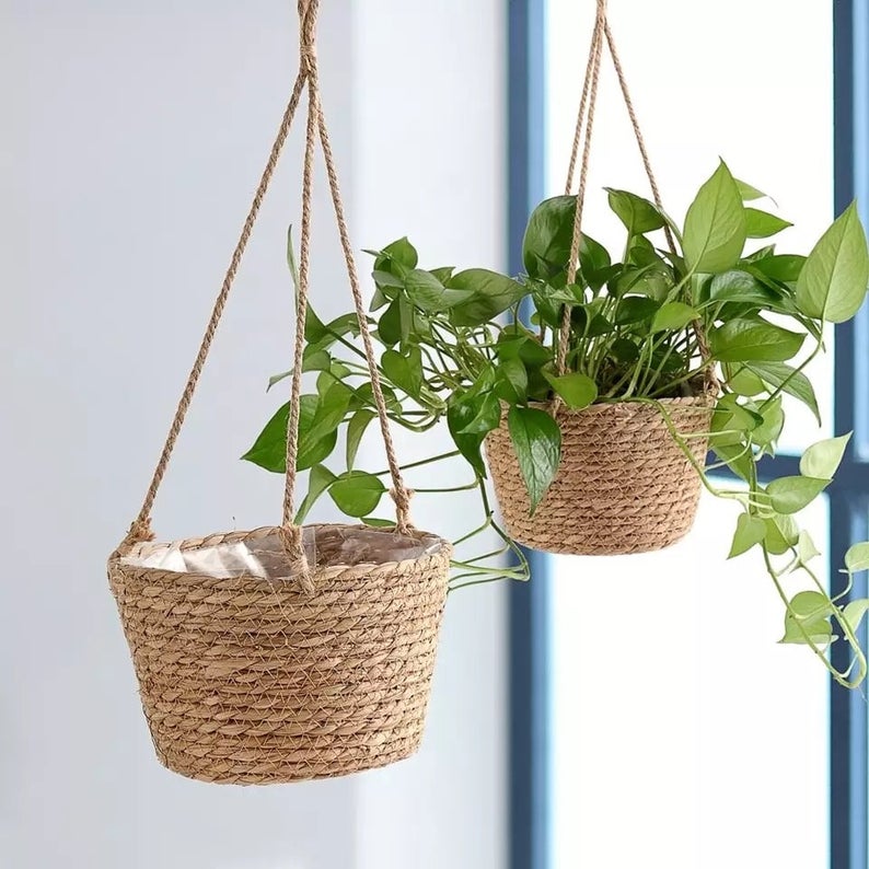 Juta Natural Hanging Planter