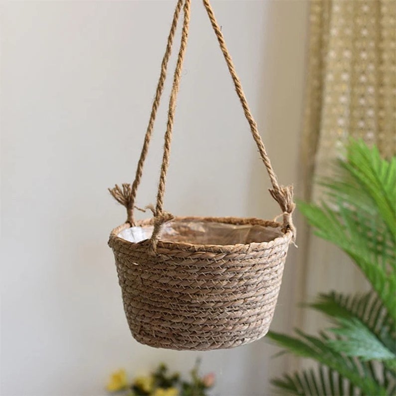 Juta Natural Hanging Planter