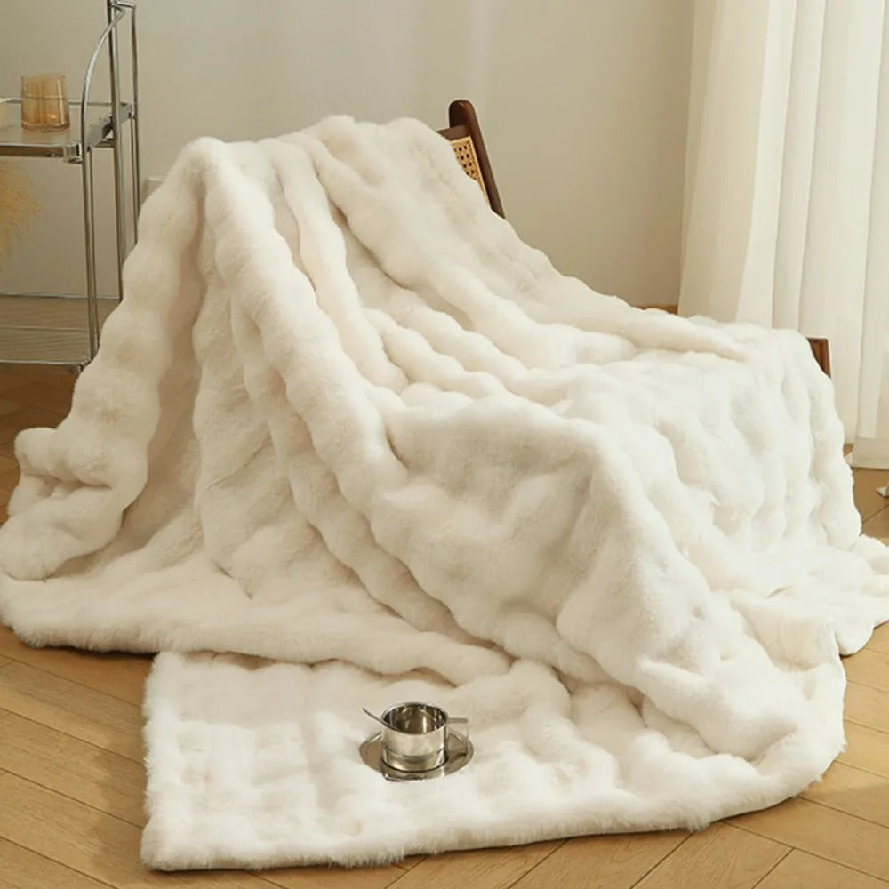 Plush Waffle Blanket