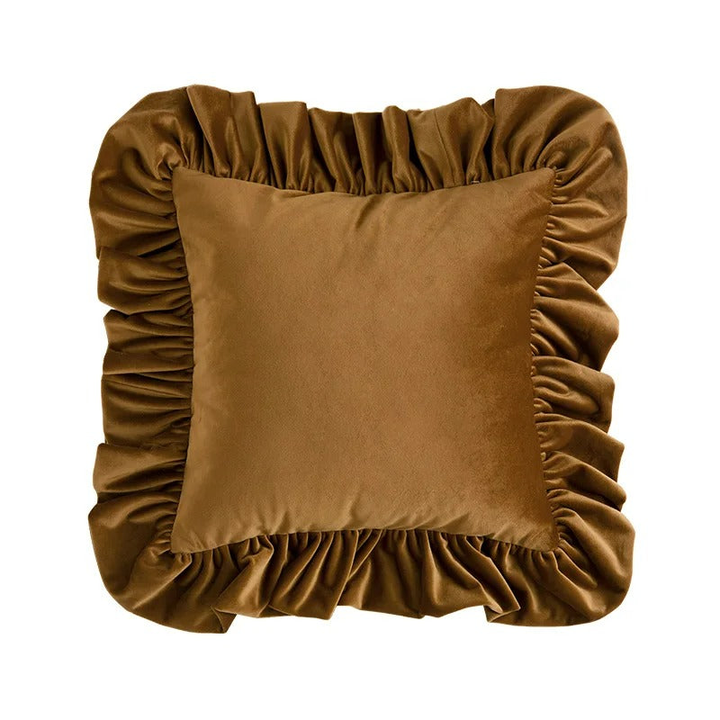 Checkered Cotton Duvet Set (4 Pieces) - Mocha - Duvet (1 piece) - Queen