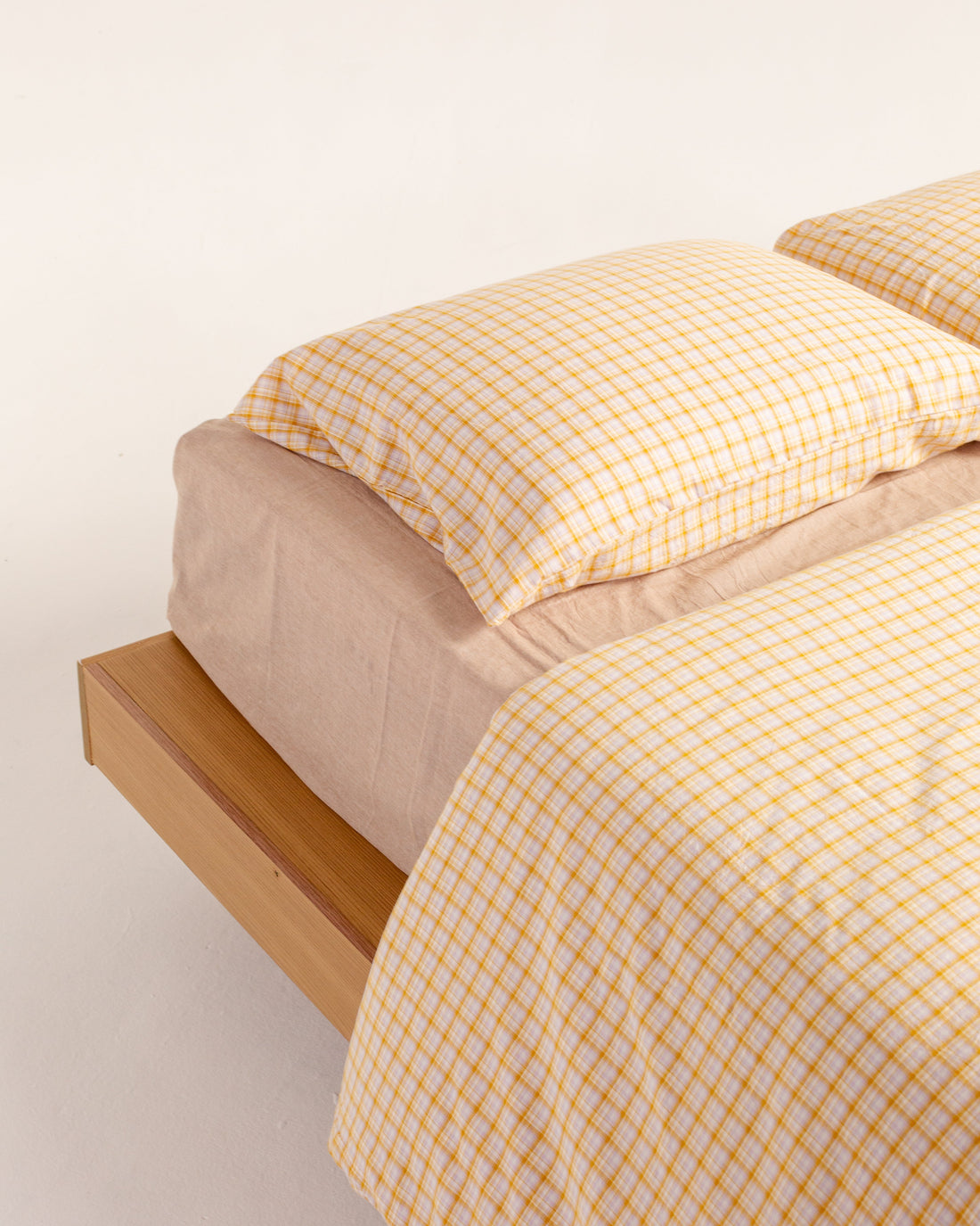 Set de Duvet Cotton Checkered 4 Peças - Limoncello